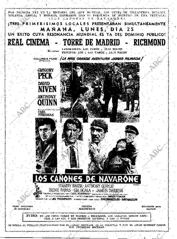 ABC MADRID 24-12-1961 página 58