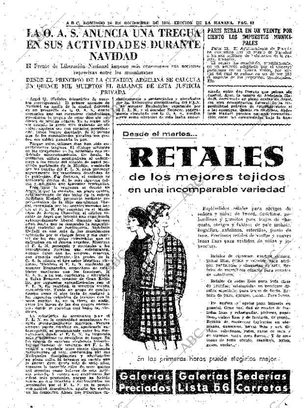 ABC MADRID 24-12-1961 página 83