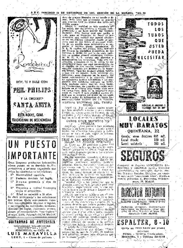 ABC MADRID 24-12-1961 página 84