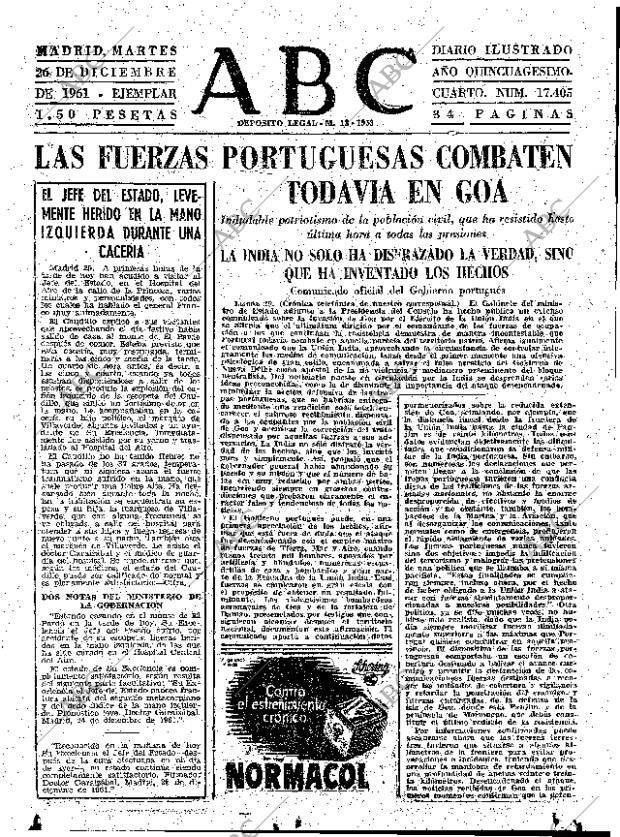 ABC MADRID 26-12-1961 página 47