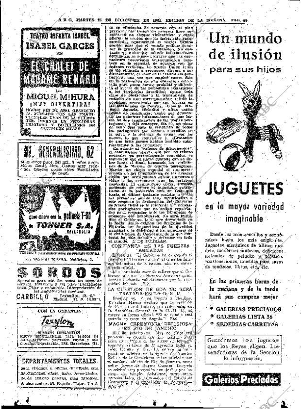 ABC MADRID 26-12-1961 página 48