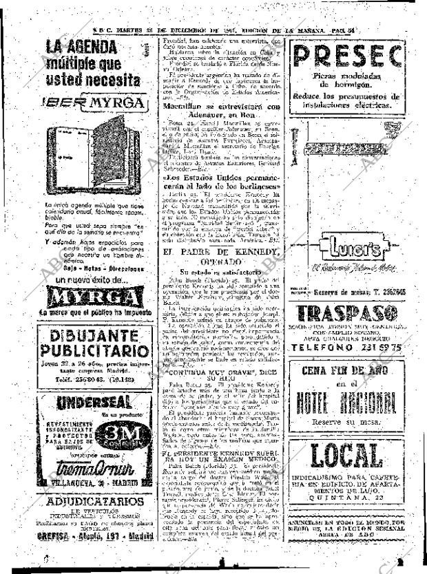 ABC MADRID 26-12-1961 página 54