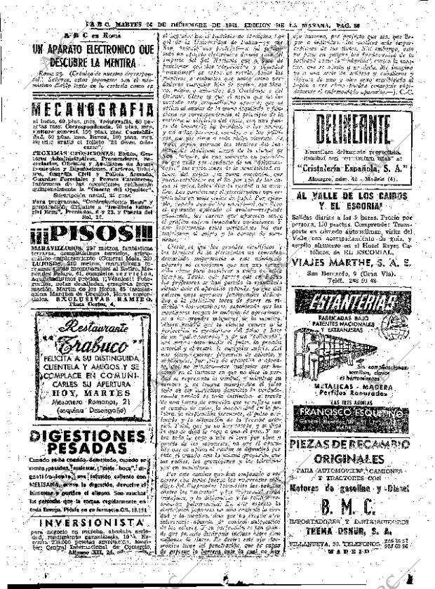 ABC MADRID 26-12-1961 página 56