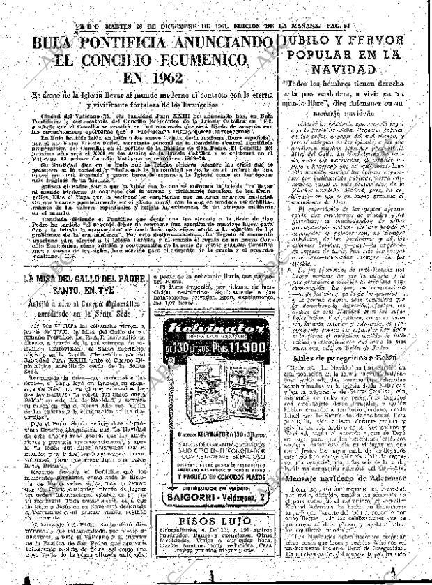 ABC MADRID 26-12-1961 página 57