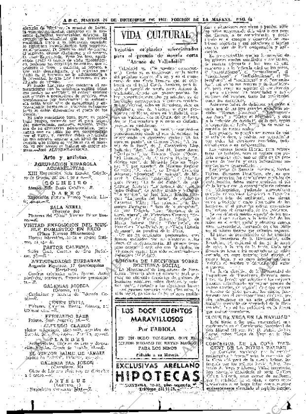 ABC MADRID 26-12-1961 página 62