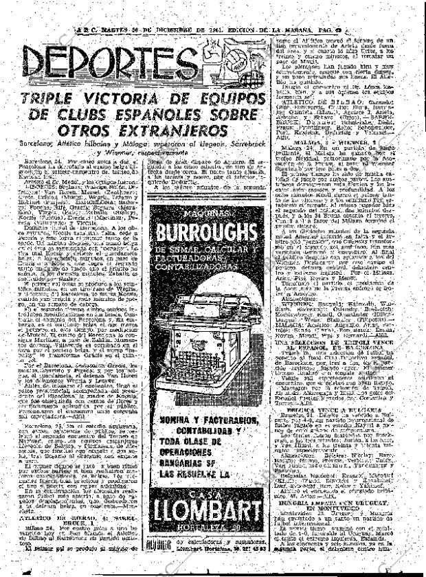 ABC MADRID 26-12-1961 página 69