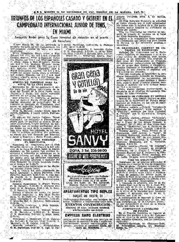 ABC MADRID 26-12-1961 página 71