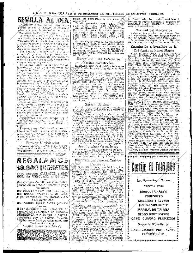 ABC SEVILLA 28-12-1961 página 31