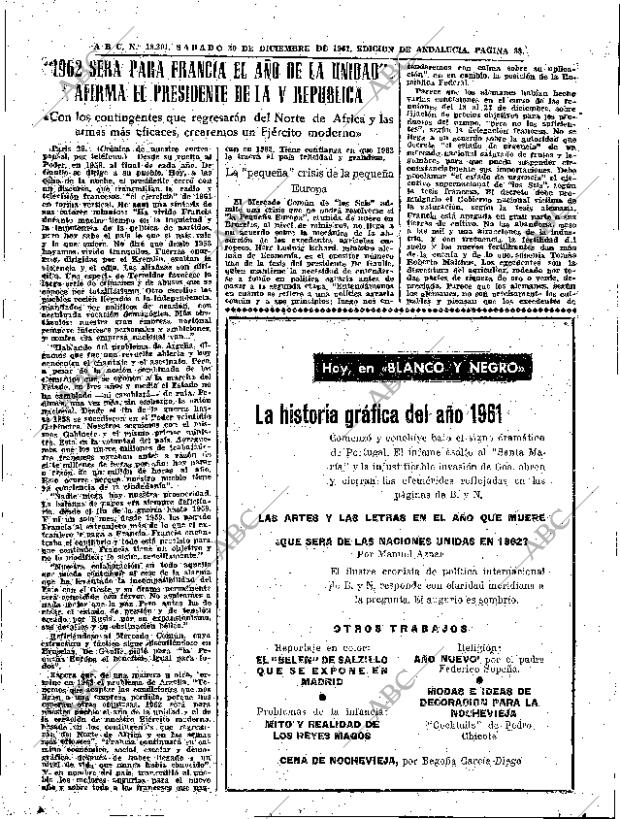 ABC SEVILLA 30-12-1961 página 33