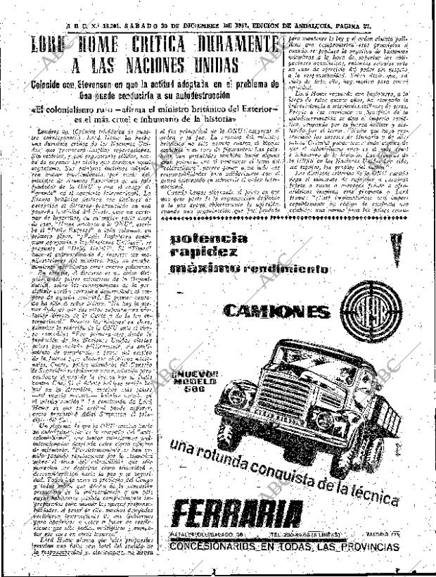 ABC SEVILLA 30-12-1961 página 37