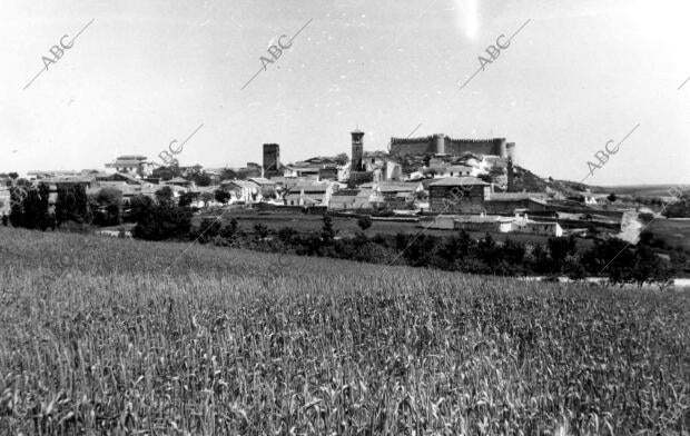 Vista Panorámica del pueblo Maqueda (Toledo)