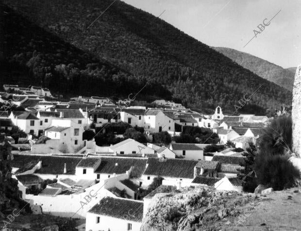 Vista general del pueblo Mijas (Málaga)