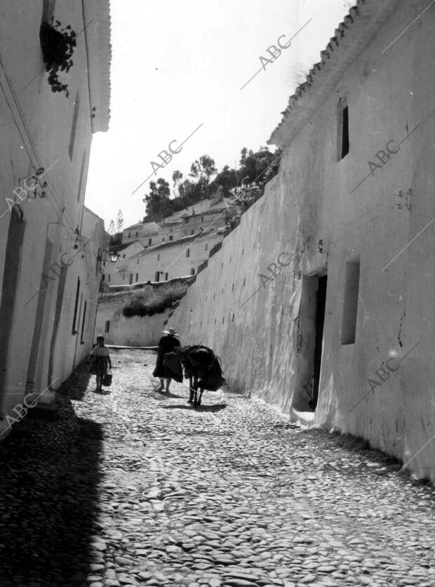 Una de las Calles del pueblo Mijas (Málaga)