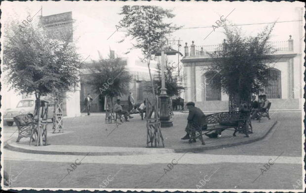 Plaza de san Francisco, en isla Cristina (Huelva)