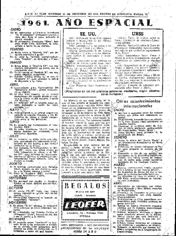 ABC SEVILLA 31-12-1961 página 75