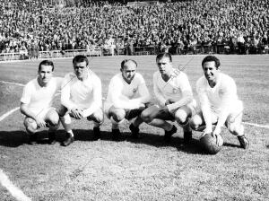 Tejadar, del Sol, Di Stefano, Puskas y Gento