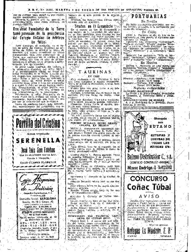ABC SEVILLA 02-01-1962 página 57