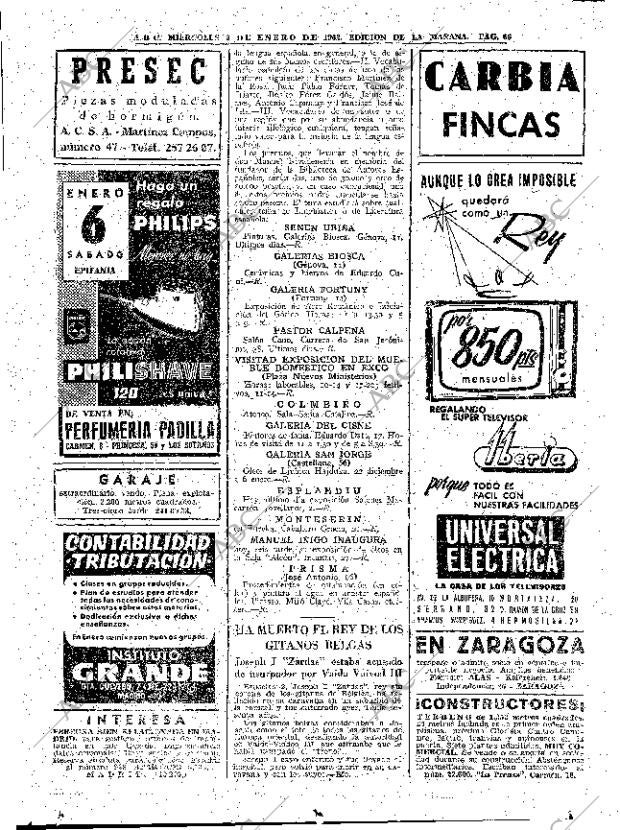 ABC MADRID 03-01-1962 página 66