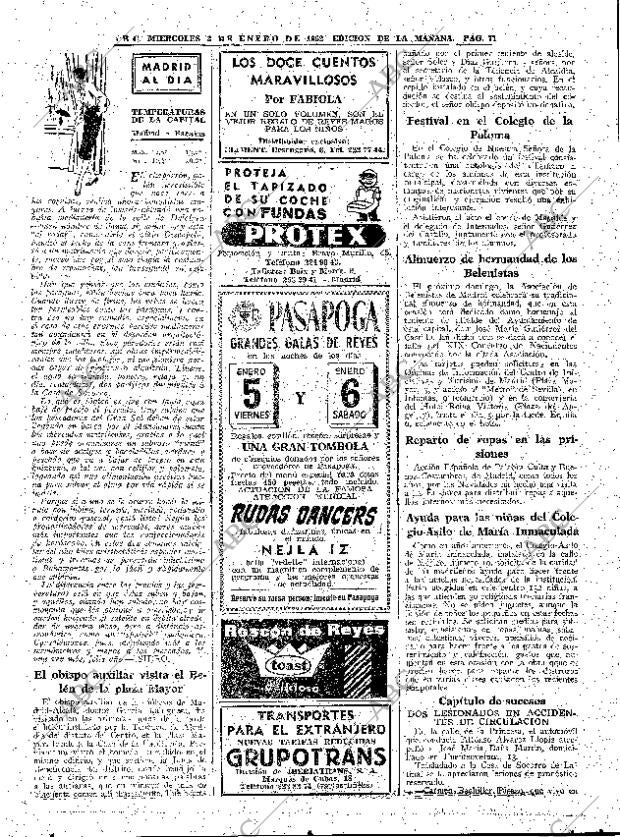 ABC MADRID 03-01-1962 página 71