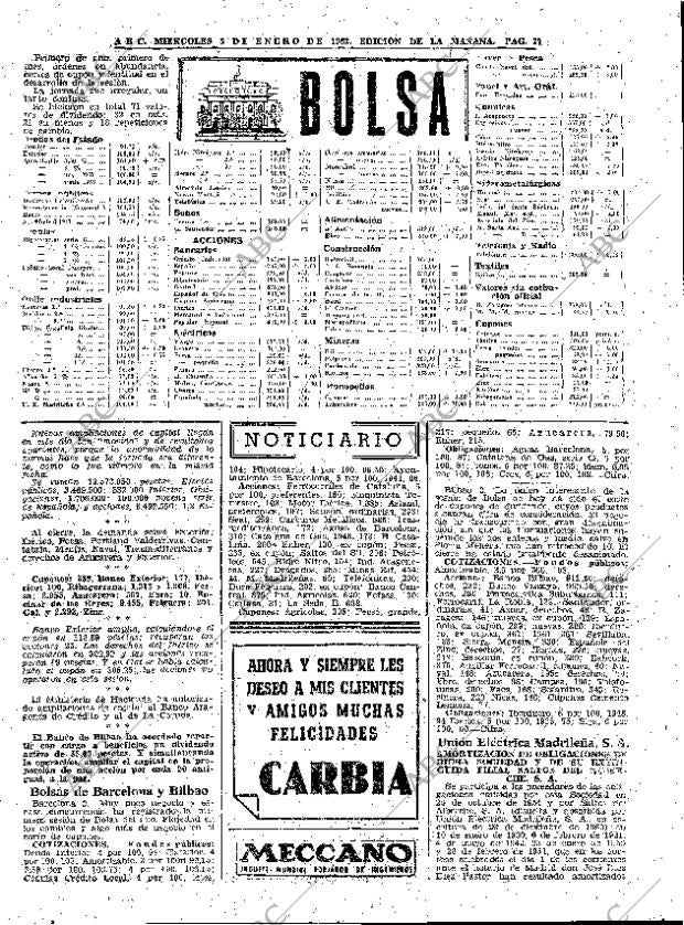 ABC MADRID 03-01-1962 página 77