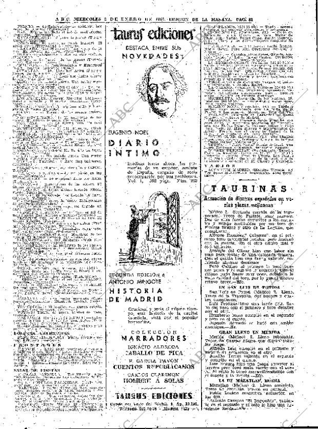ABC MADRID 03-01-1962 página 81