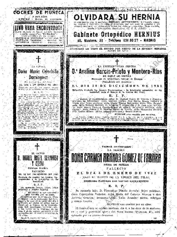 ABC MADRID 03-01-1962 página 88