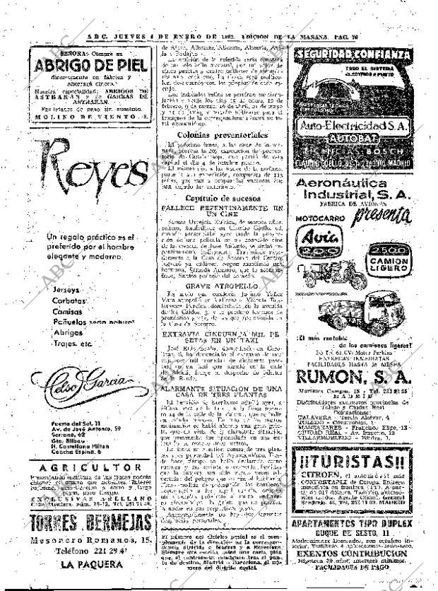 ABC MADRID 04-01-1962 página 76