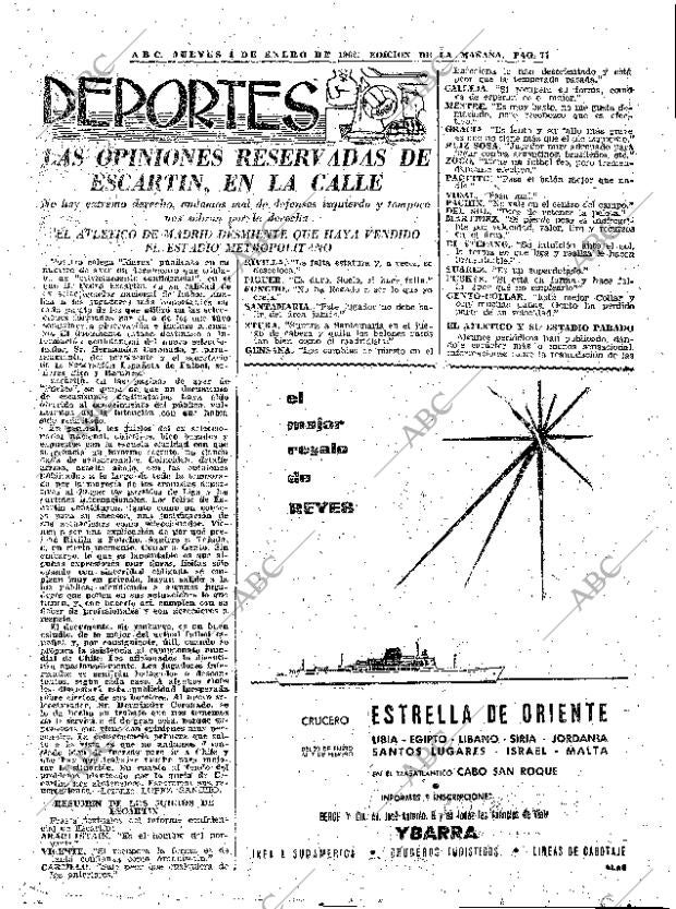 ABC MADRID 04-01-1962 página 77