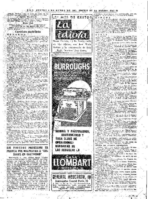 ABC MADRID 04-01-1962 página 85