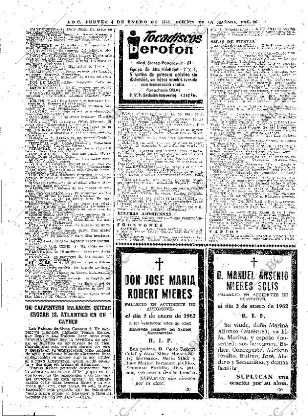 ABC MADRID 04-01-1962 página 86
