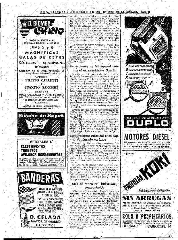 ABC MADRID 05-01-1962 página 54