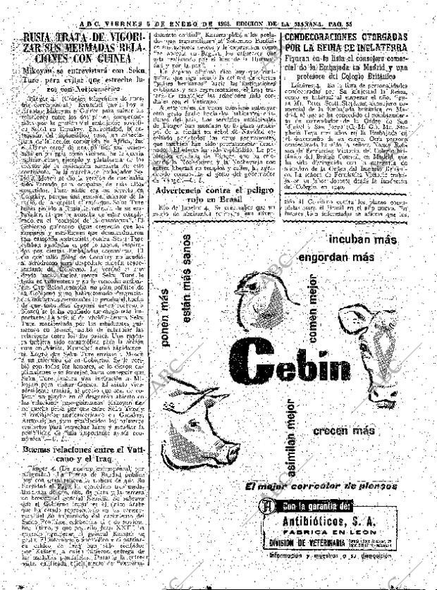 ABC MADRID 05-01-1962 página 55
