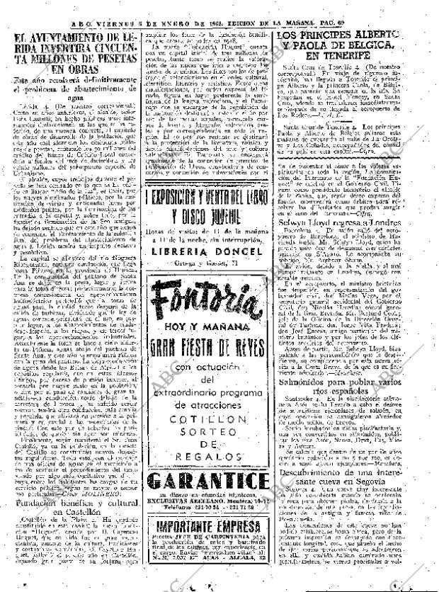 ABC MADRID 05-01-1962 página 69