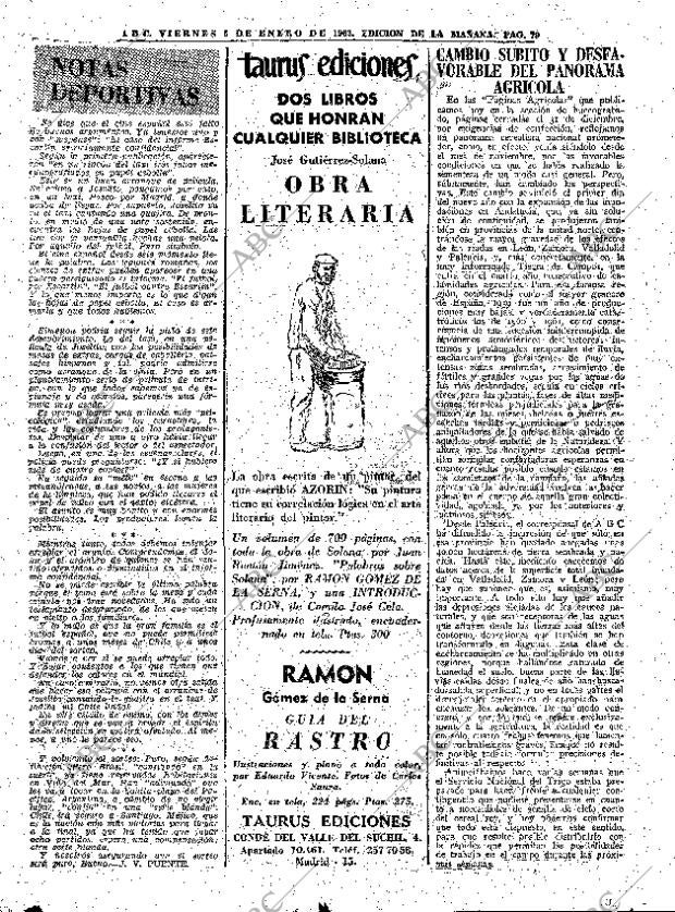 ABC MADRID 05-01-1962 página 79