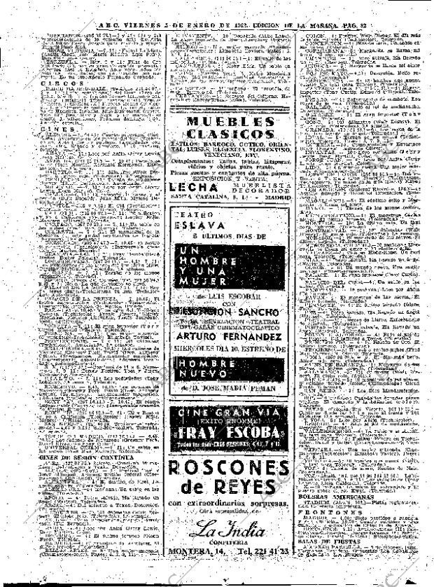 ABC MADRID 05-01-1962 página 82