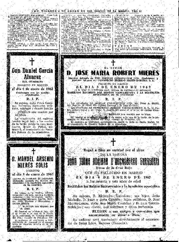 ABC MADRID 05-01-1962 página 83