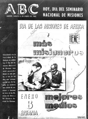 ABC MADRID 06-01-1962 página 1