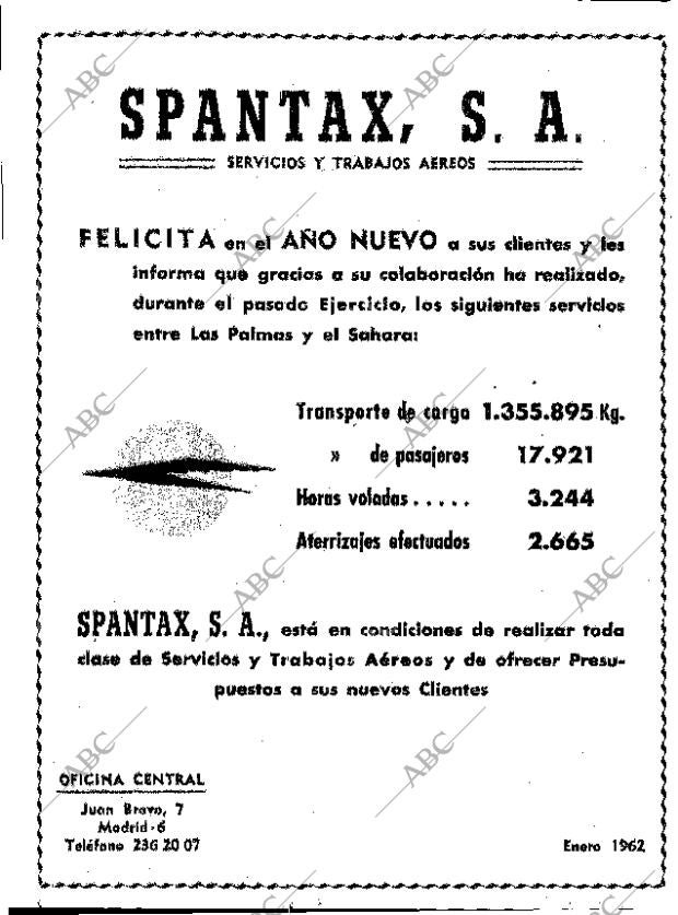 ABC MADRID 06-01-1962 página 12