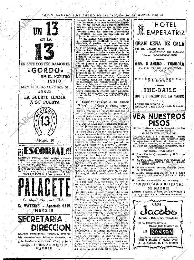 ABC MADRID 06-01-1962 página 42
