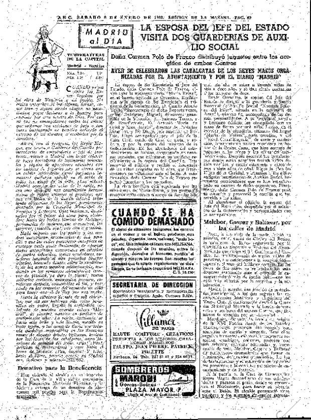 ABC MADRID 06-01-1962 página 49