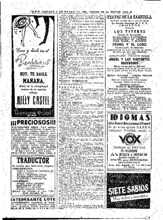 ABC MADRID 06-01-1962 página 58