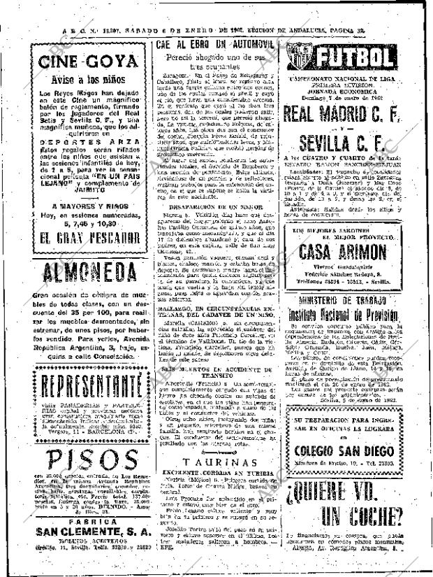 ABC SEVILLA 06-01-1962 página 32