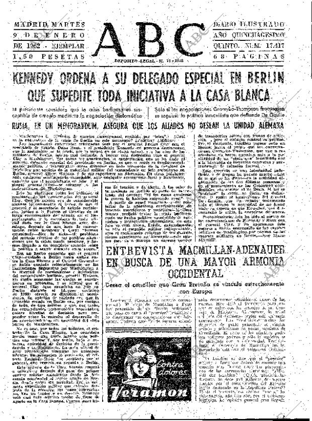 ABC MADRID 09-01-1962 página 23