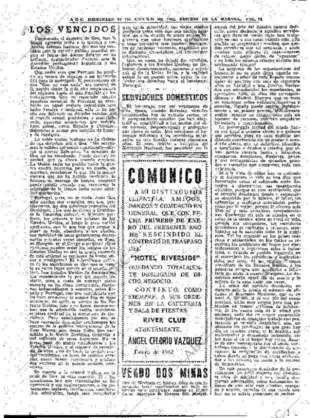 ABC MADRID 10-01-1962 página 24