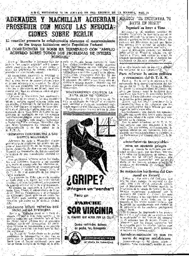 ABC MADRID 10-01-1962 página 27