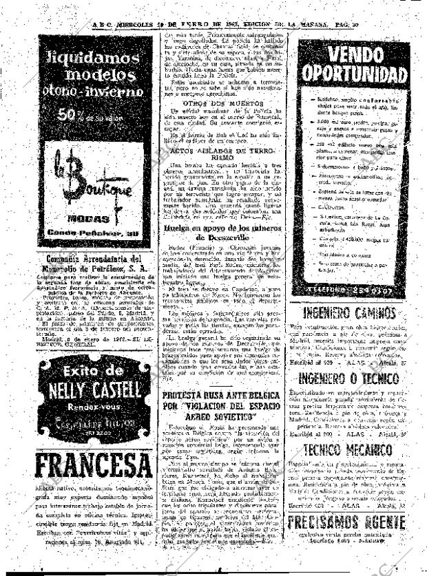 ABC MADRID 10-01-1962 página 30