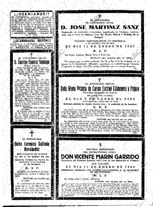 ABC MADRID 10-01-1962 página 60