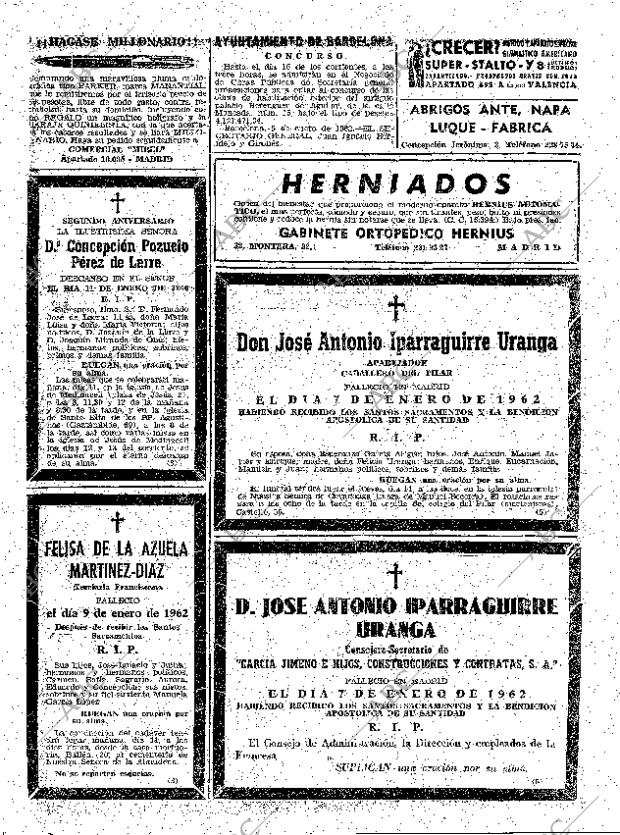 ABC MADRID 10-01-1962 página 61