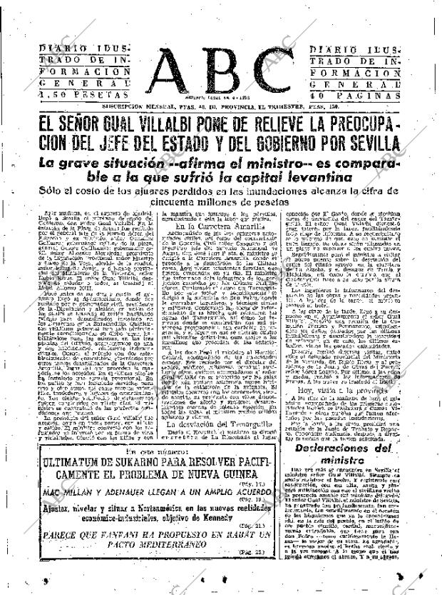 ABC SEVILLA 10-01-1962 página 15