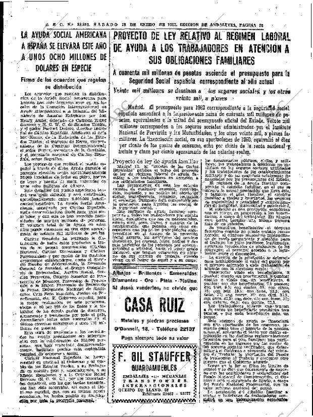 ABC SEVILLA 13-01-1962 página 25